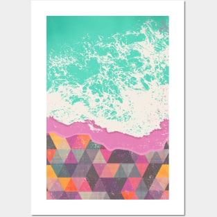 BEACH PATTERN Posters and Art